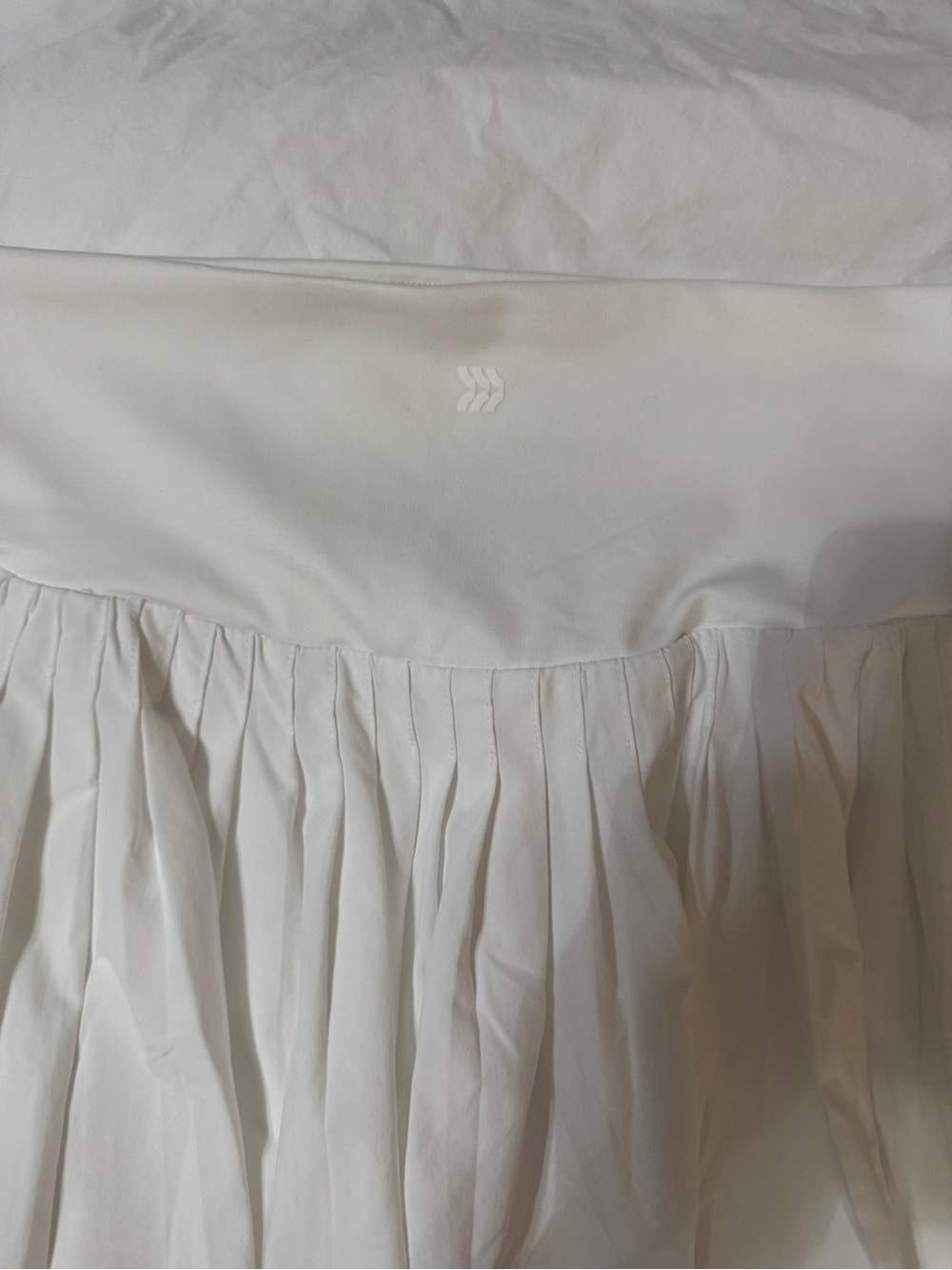All in motion White Pleated Mini Skort - Classic Women's Skort - Picture 7 of 7